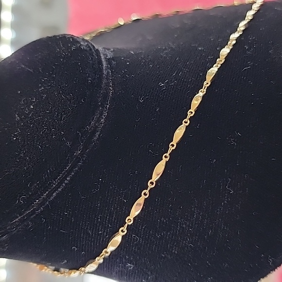 Gold Filled 24KGB Chain Necklace 19" - Picture 5 of 5